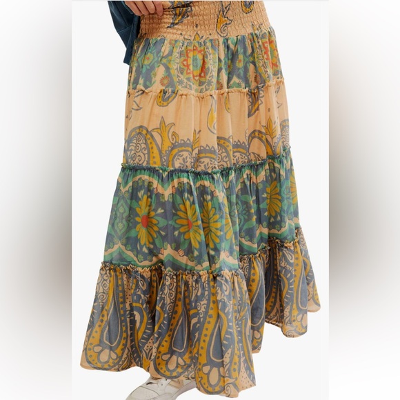 FREE PEOPLE MAXI SKIRT - Picture 4 of 8